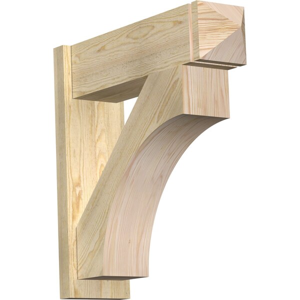 Ekena Millwork Westlake Rough Sawn Arts and Crafts Outlooker, Douglas Fir, 8"W x 28"D x 28"H OUT08X28X28WTL03RDF - main